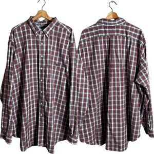 Polo Ralph Lauren Classic Fit Plaid Long Sleeve Button Down Shirt Men's 3XLT